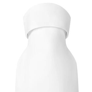 Elegant White Strapless Dress